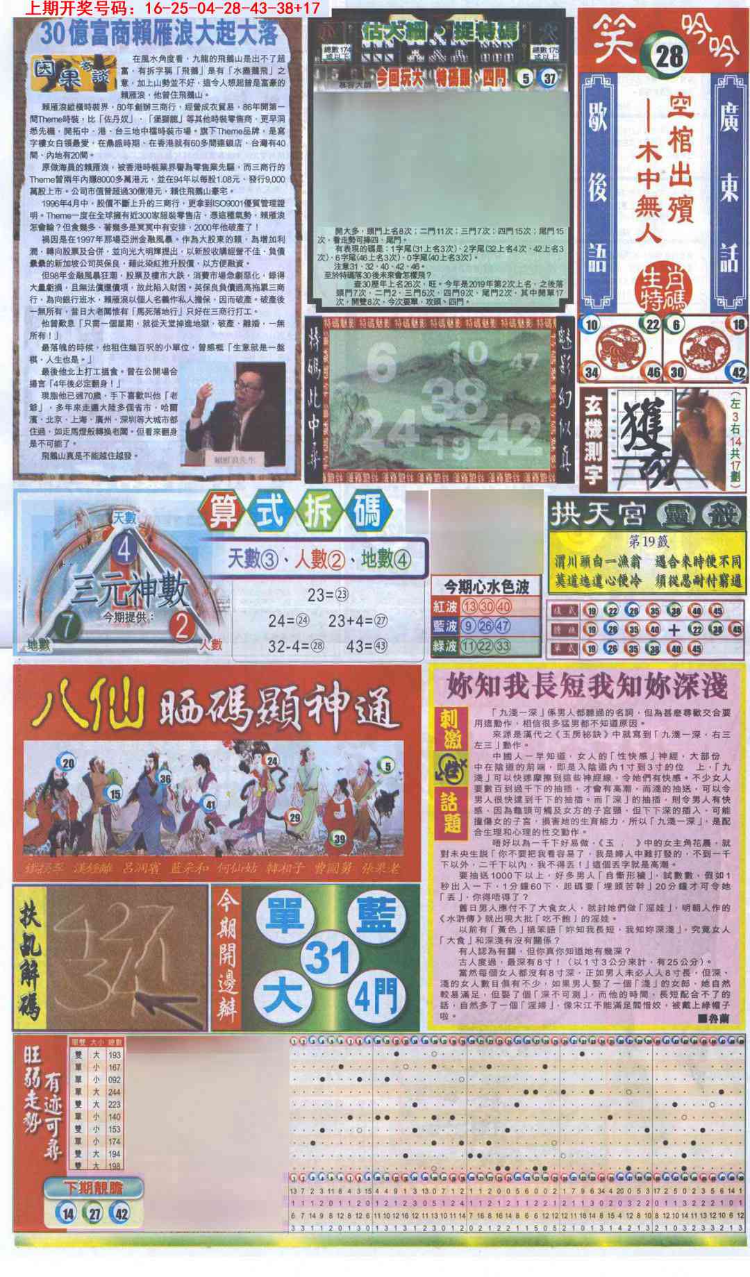 095期新报跑狗-1(正面)[图]